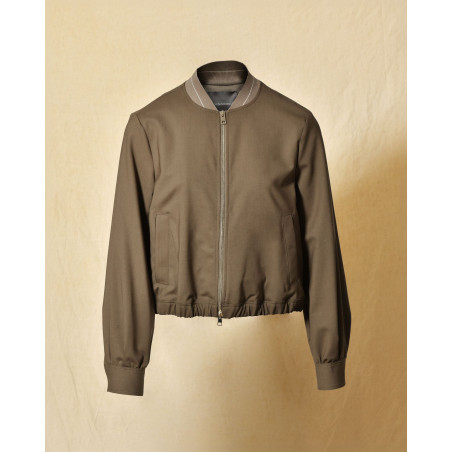 Veste bomber taupe Lorena Antoniazzi