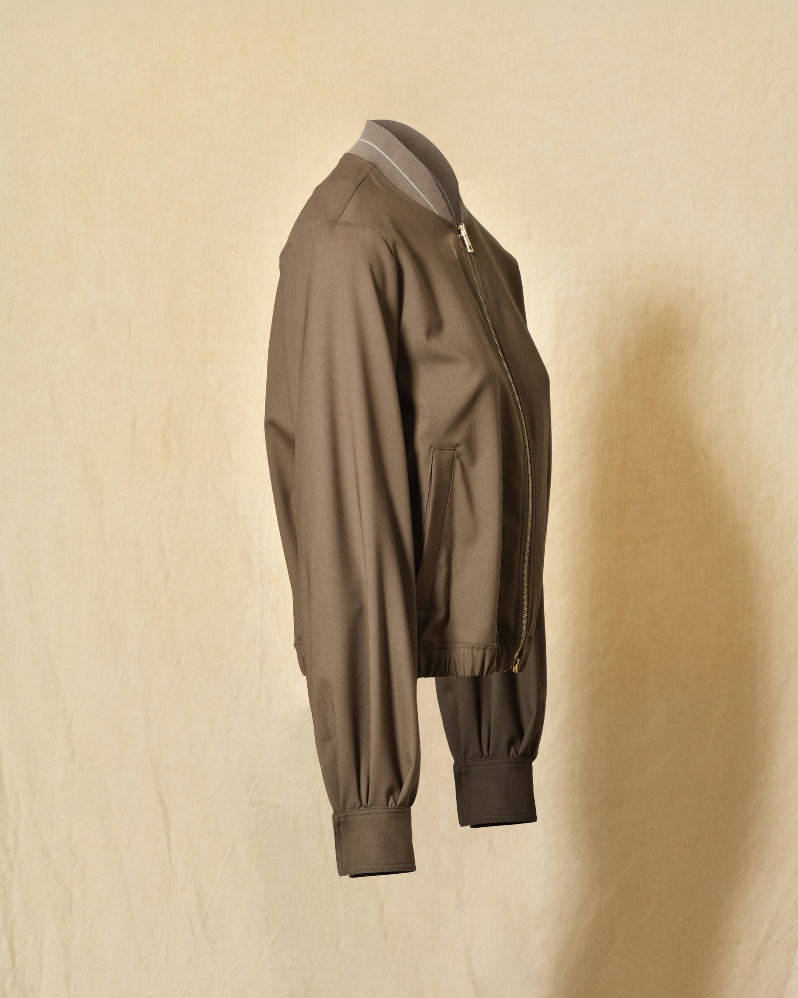 Veste bomber taupe Lorena Antoniazzi