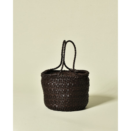 Sac sceau tressé marron Dragon Diffusion