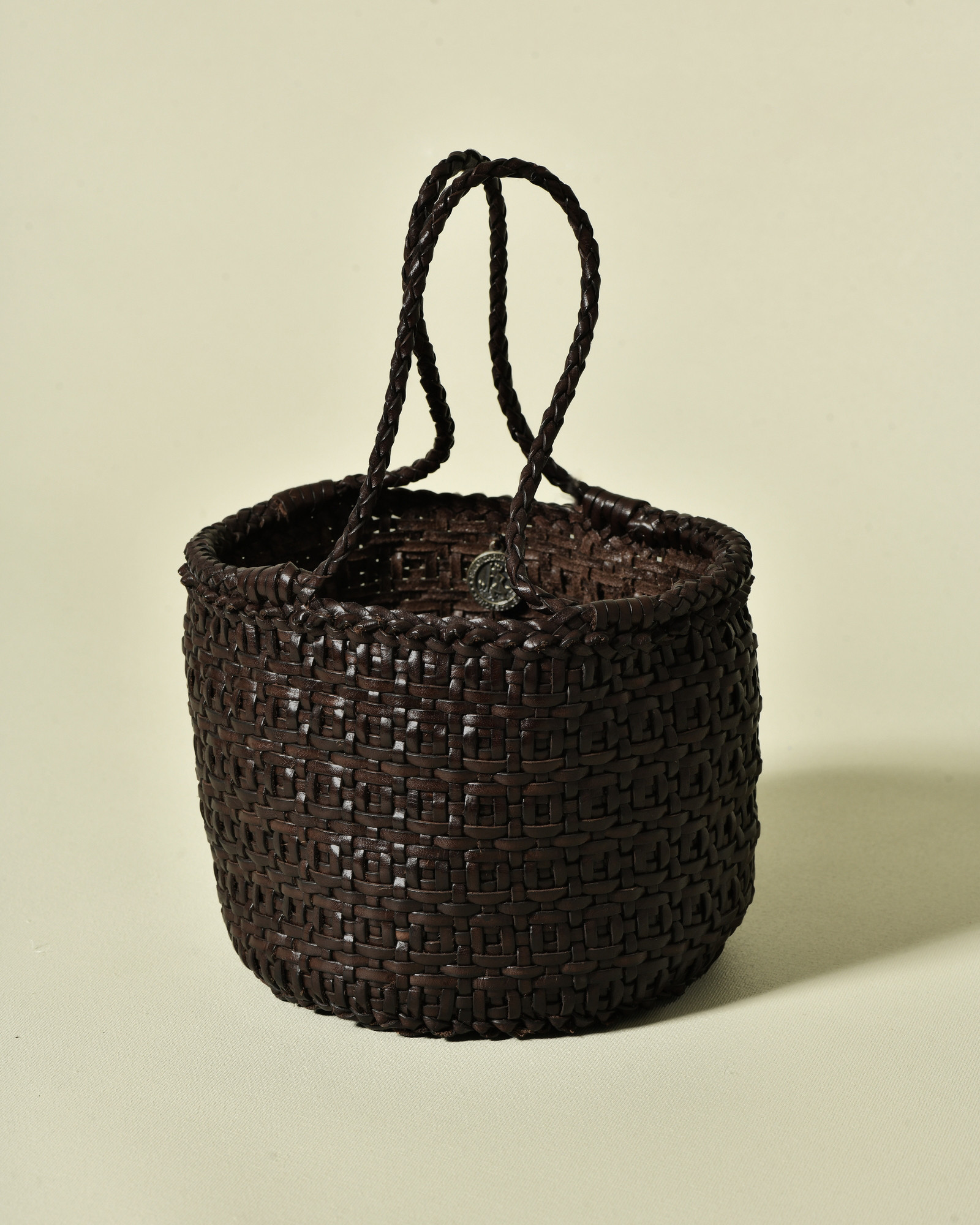 Sac sceau tressé marron Dragon Diffusion