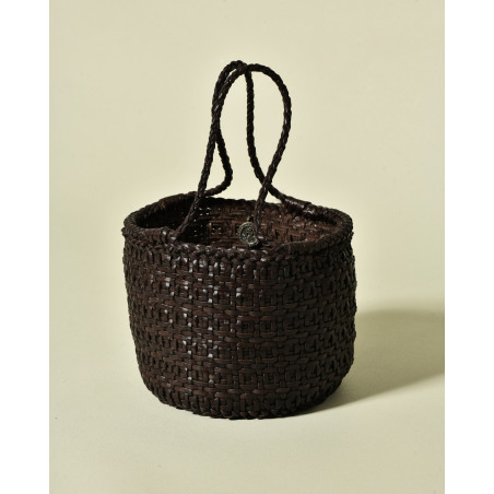 Sac sceau tressé marron Dragon Diffusion