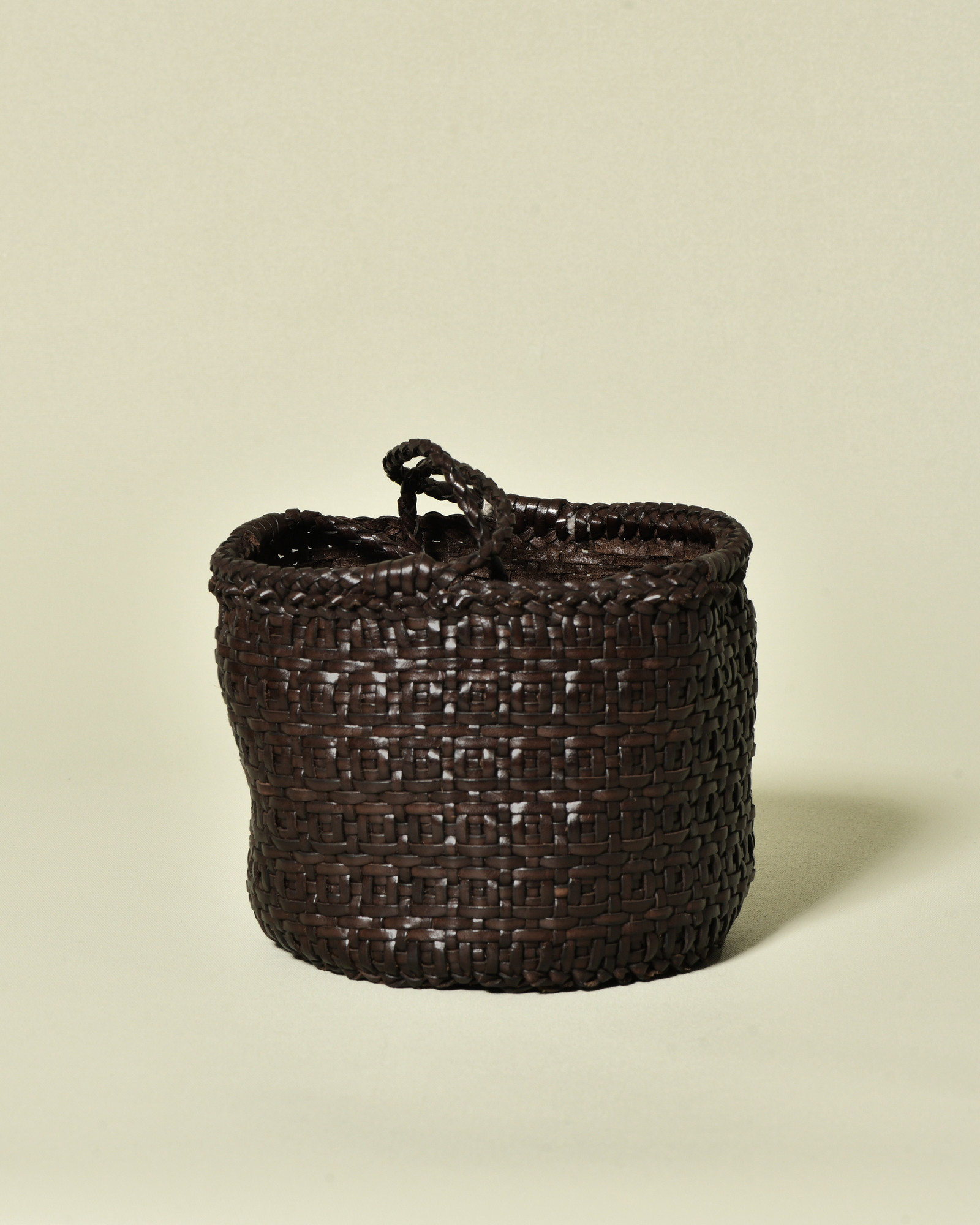 Sac sceau tressé marron Dragon Diffusion