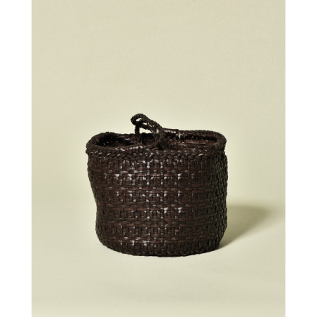 Sac sceau tressé marron Dragon Diffusion