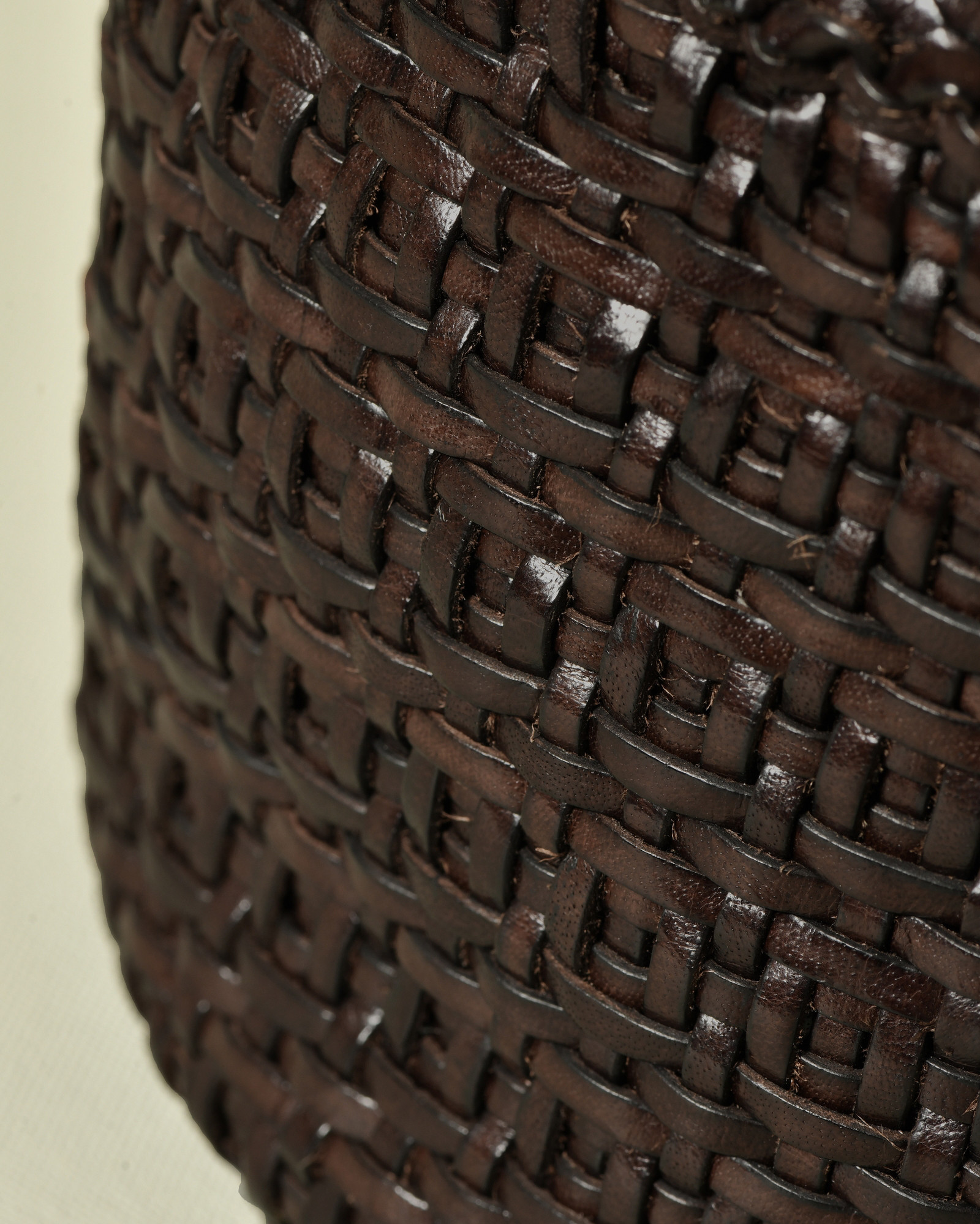 Sac sceau tressé marron Dragon Diffusion