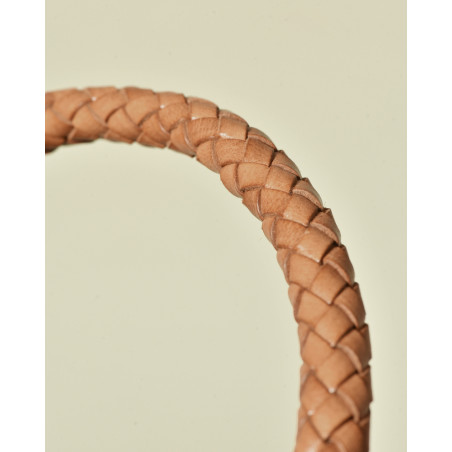 Sac cabas tressé camel Dragon Diffusion