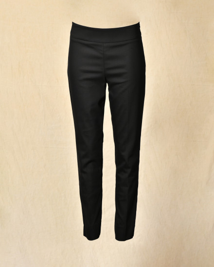 Pantalon slim noir taille haute Lorena Antoniazzi