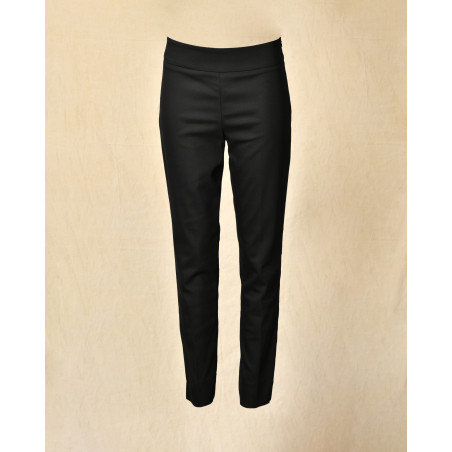Pantalon slim noir taille haute Lorena Antoniazzi