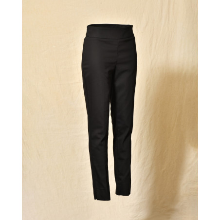 Pantalon slim noir taille haute Lorena Antoniazzi