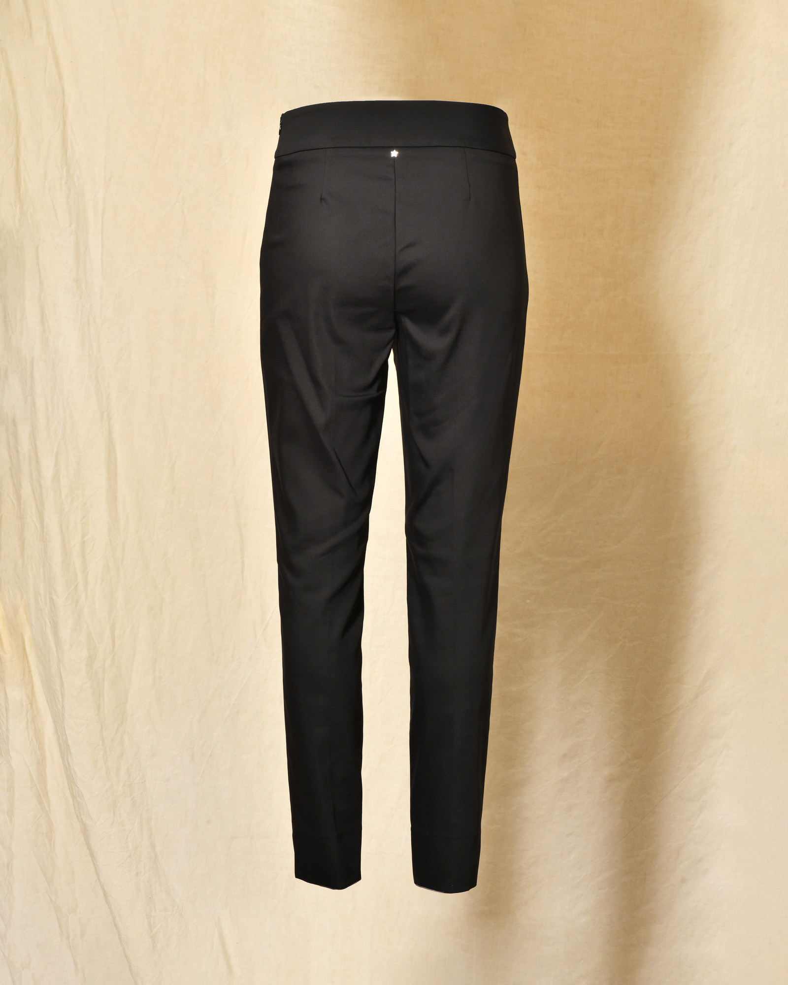 Pantalon slim noir taille haute Lorena Antoniazzi