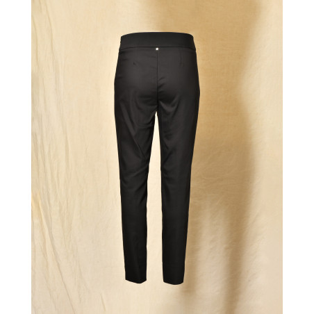 Pantalon slim noir taille haute Lorena Antoniazzi