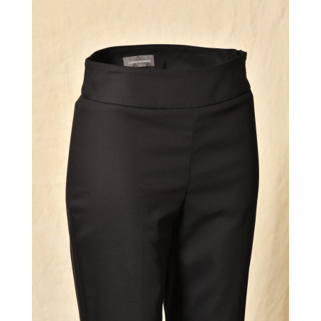 Pantalon slim noir taille haute Lorena Antoniazzi
