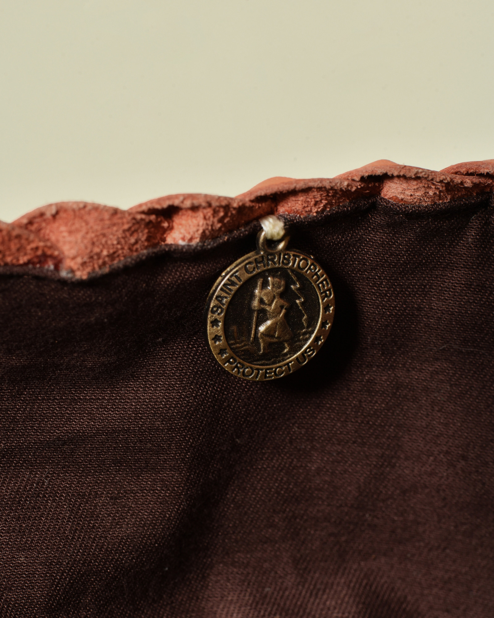 Sac cabas tressé orange foncé Dragon Diffusion