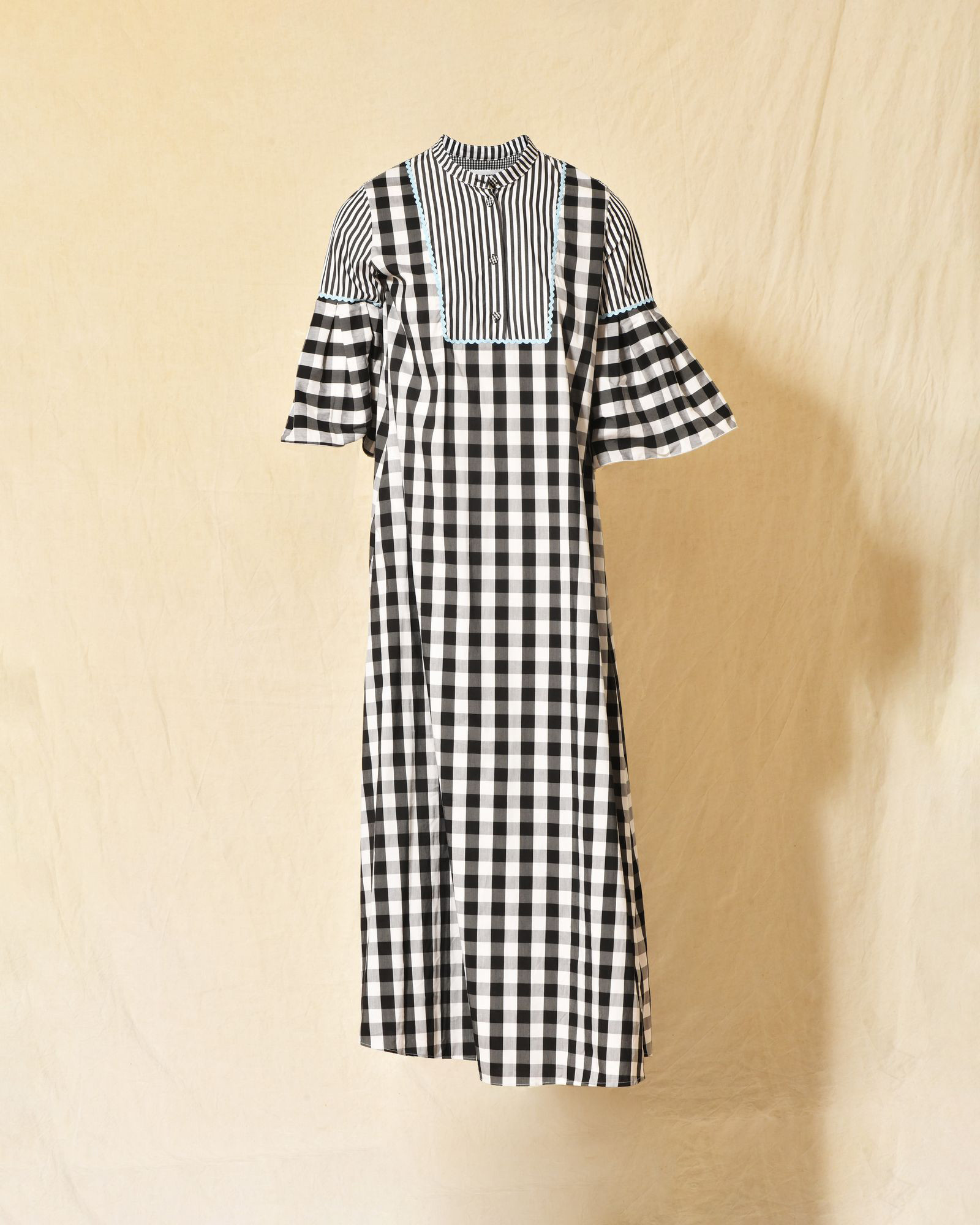 Robe longue à carreaux Front Street