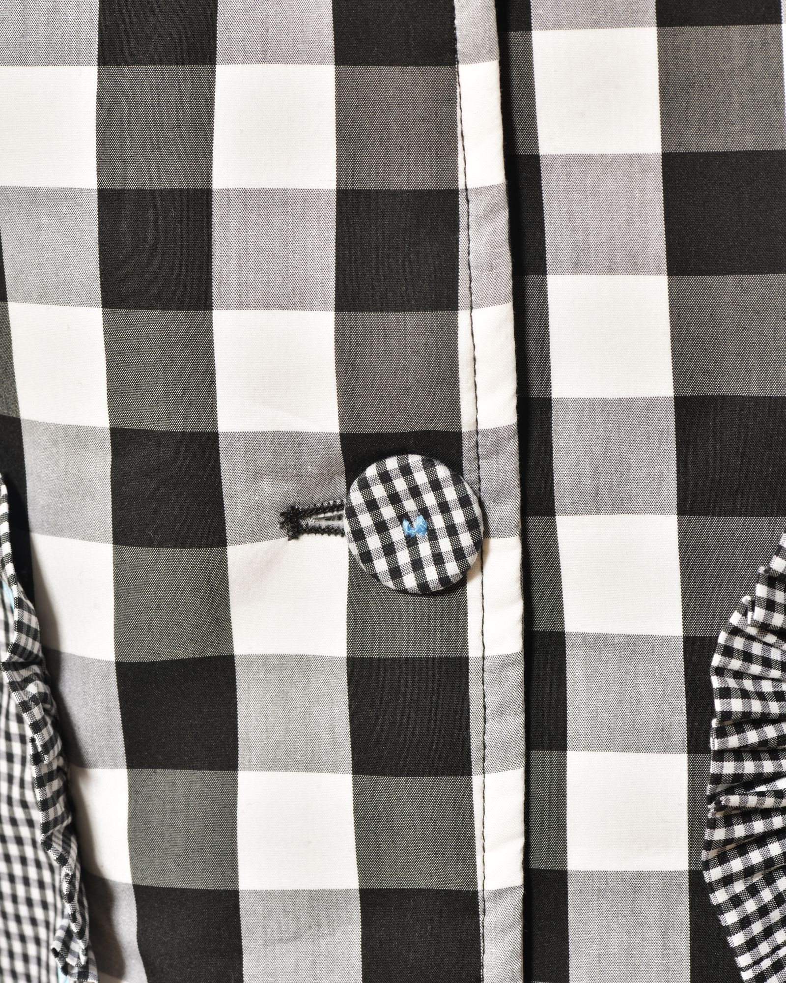 Veste à carreaux à poches cœur Front Street