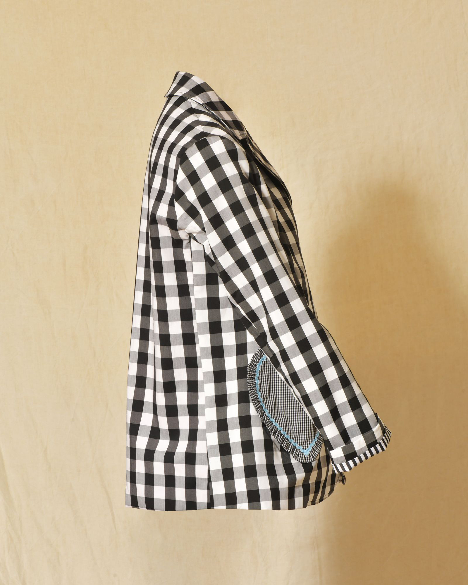 Veste à carreaux à poches cœur Front Street
