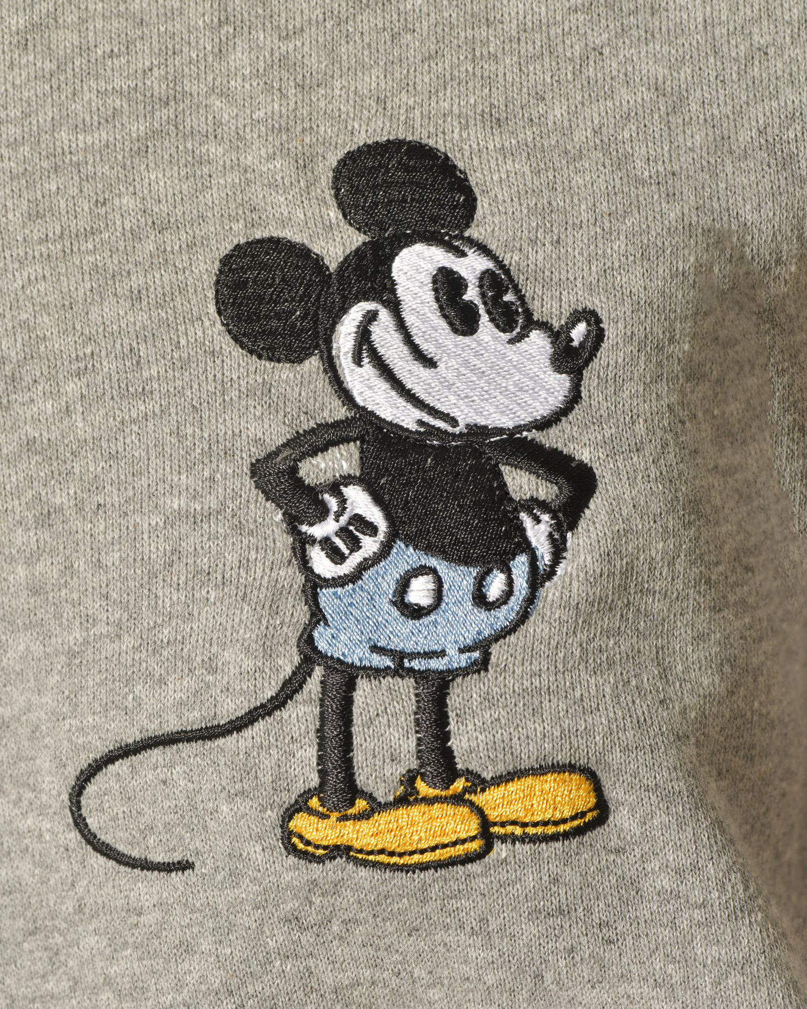 Sweat à manches courtes gris Mickey Front Street