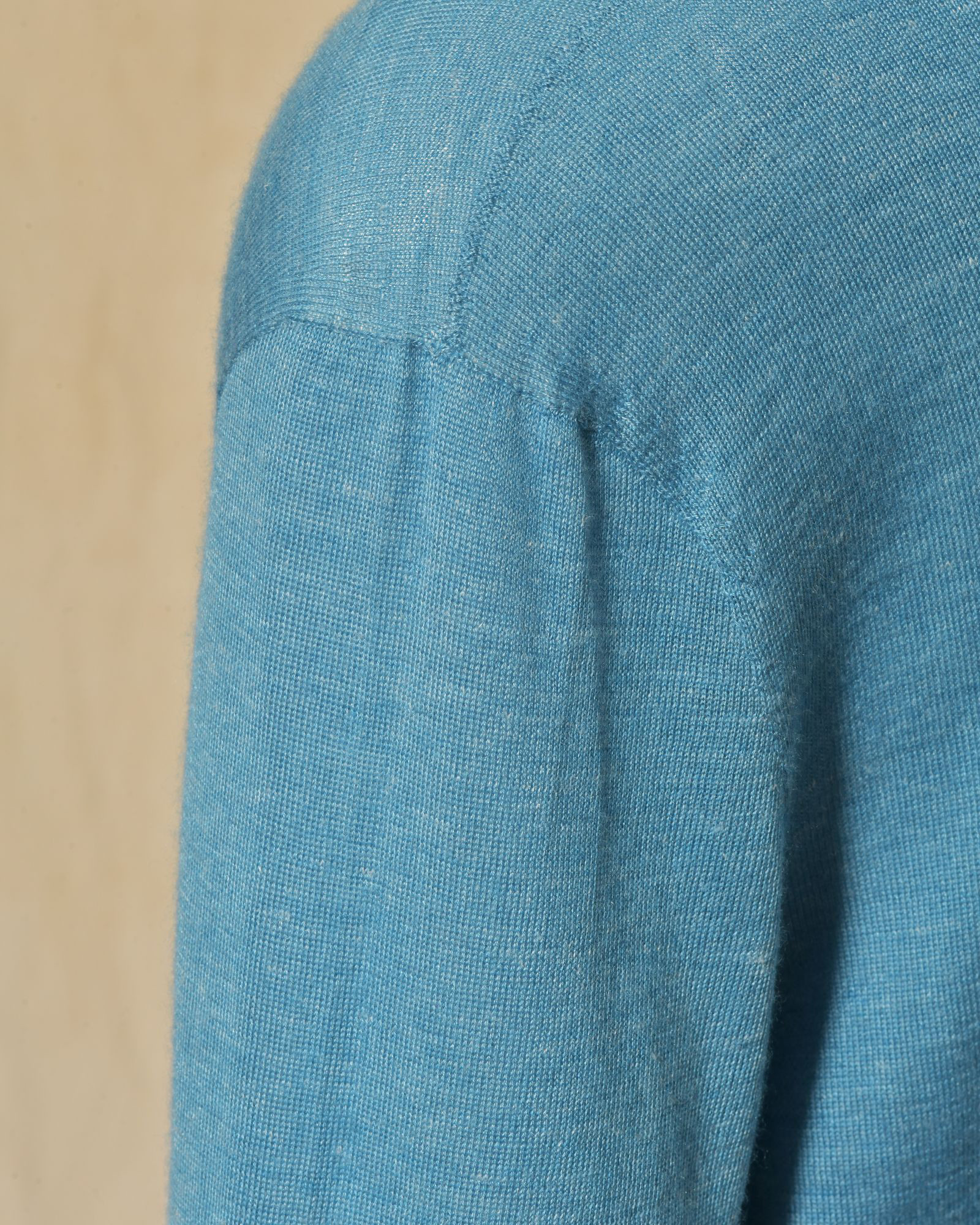 Polo en cachemire bleu Lorena Antoniazzi