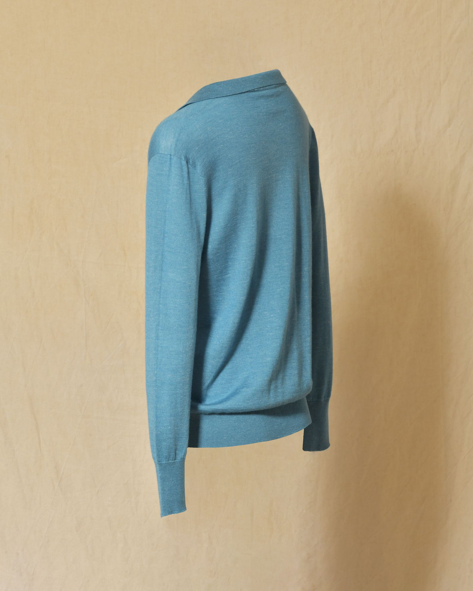 Polo en cachemire bleu Lorena Antoniazzi
