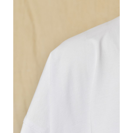 T-shirt blanc à broderies cœur Front Street