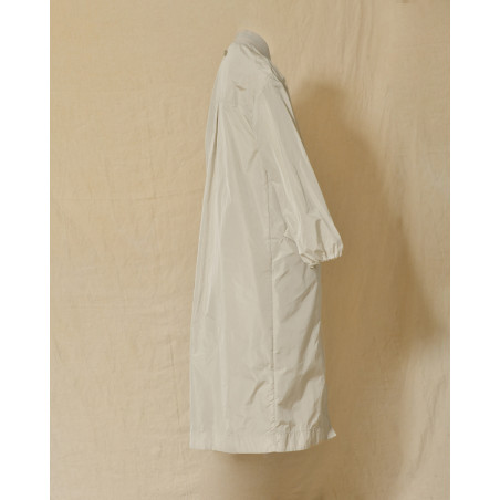 Veste longue imperméable crème Lorena Antoniazzi