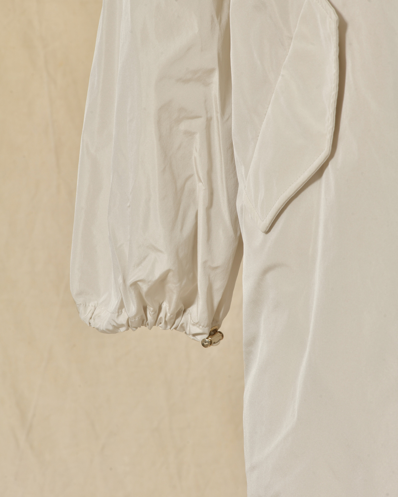 Veste longue imperméable crème Lorena Antoniazzi
