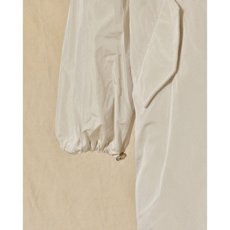 Veste longue imperméable crème Lorena Antoniazzi