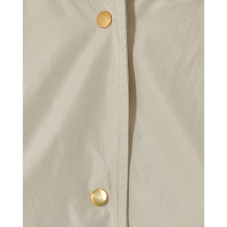 Veste longue imperméable crème Lorena Antoniazzi