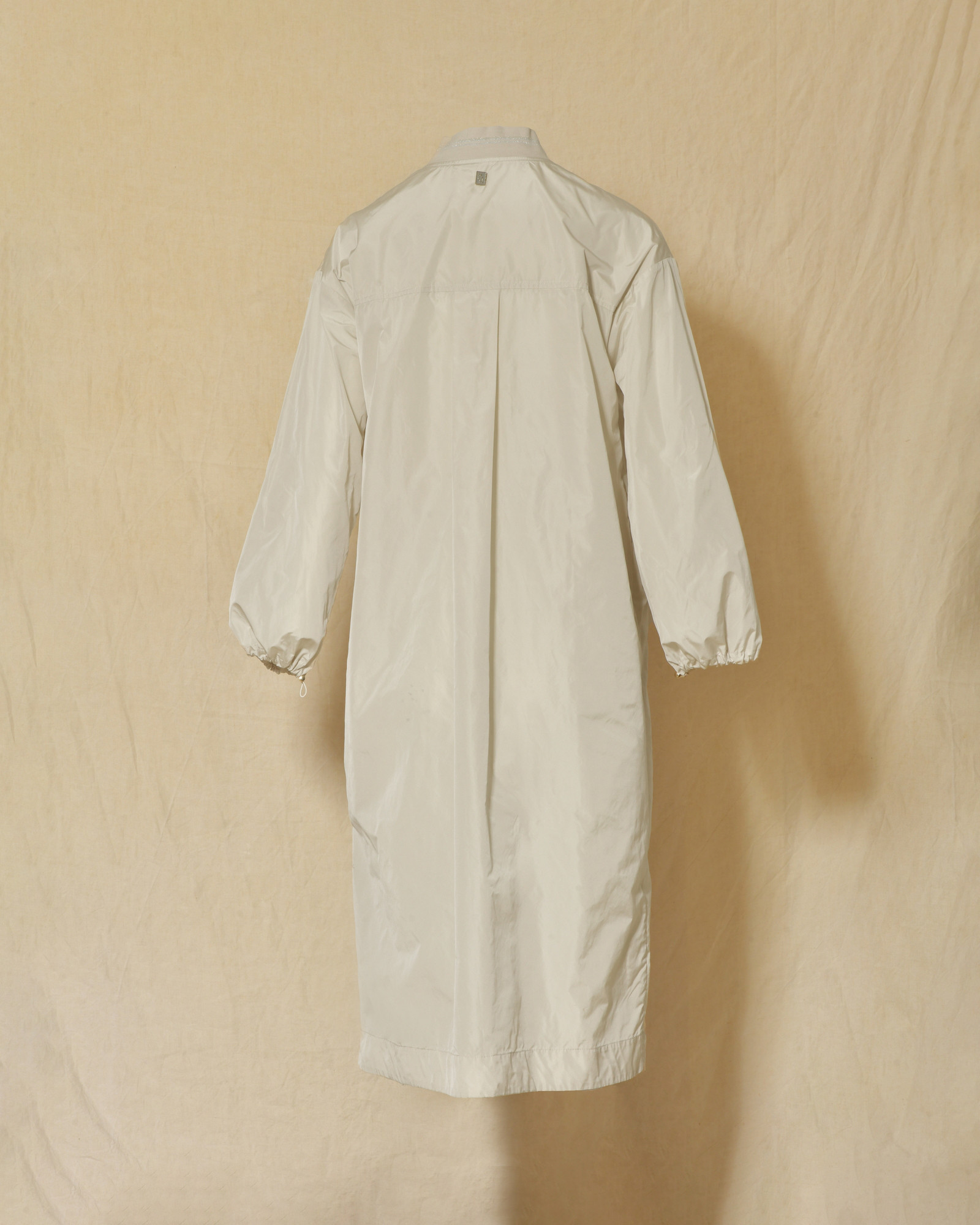 Veste longue imperméable crème Lorena Antoniazzi