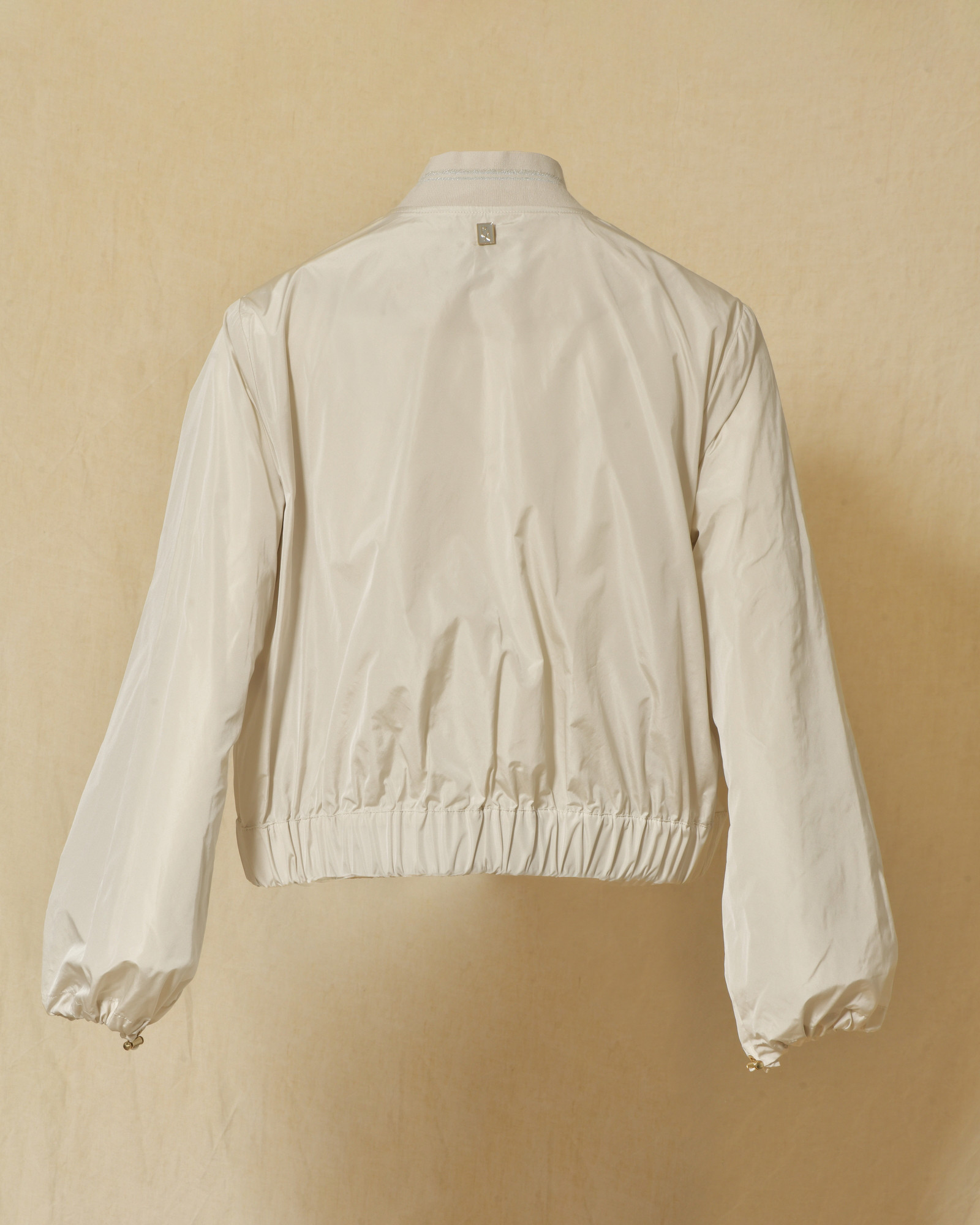 Veste bomber imperméable crème Lorena Antoniazzi