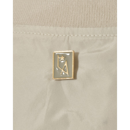 Veste bomber imperméable crème Lorena Antoniazzi