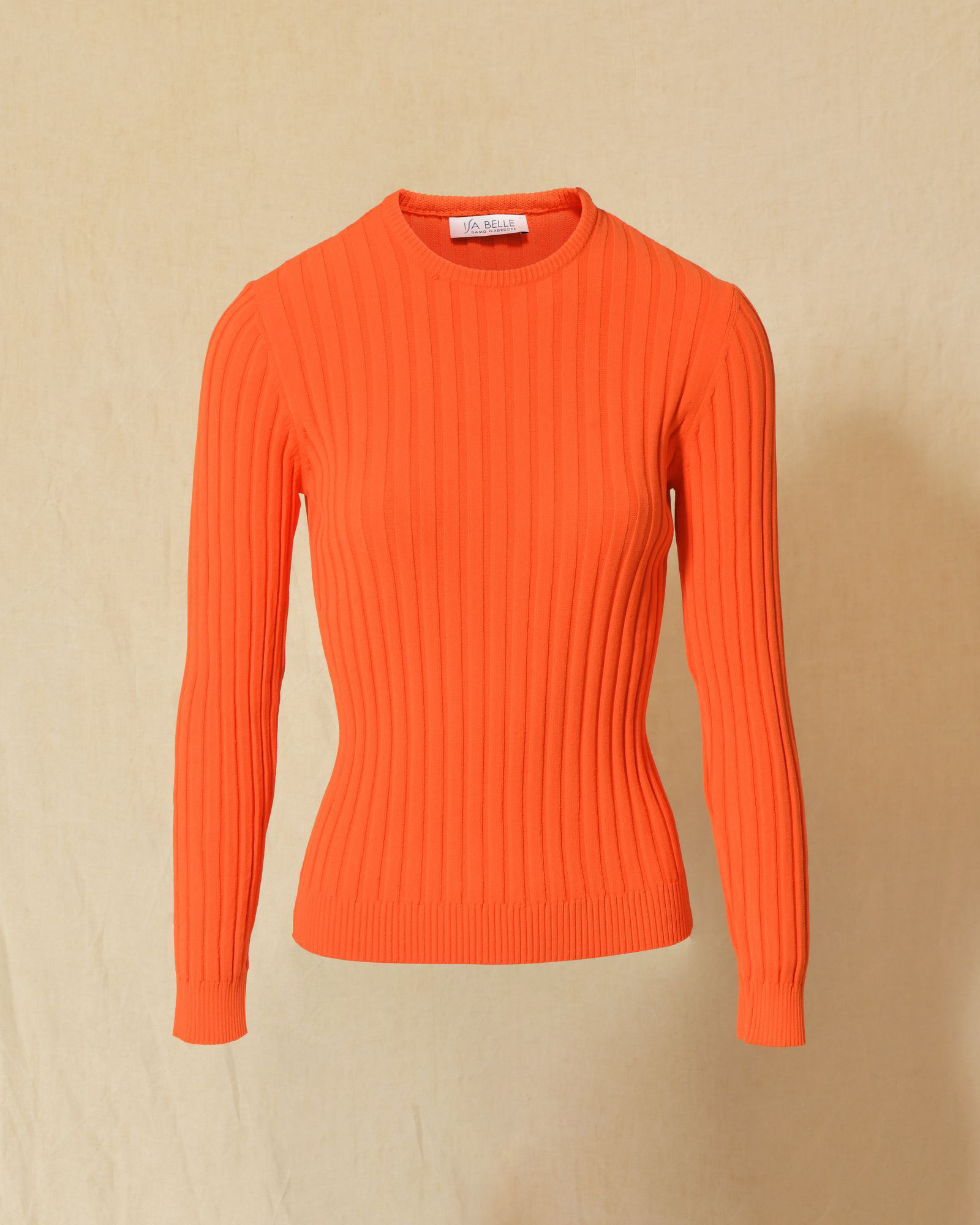 Pull en maille orange Emma White