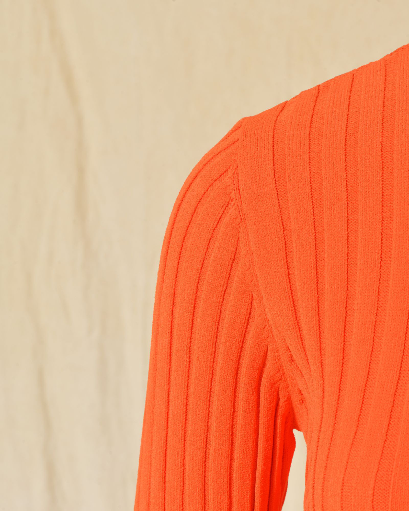 Pull en maille orange Emma White