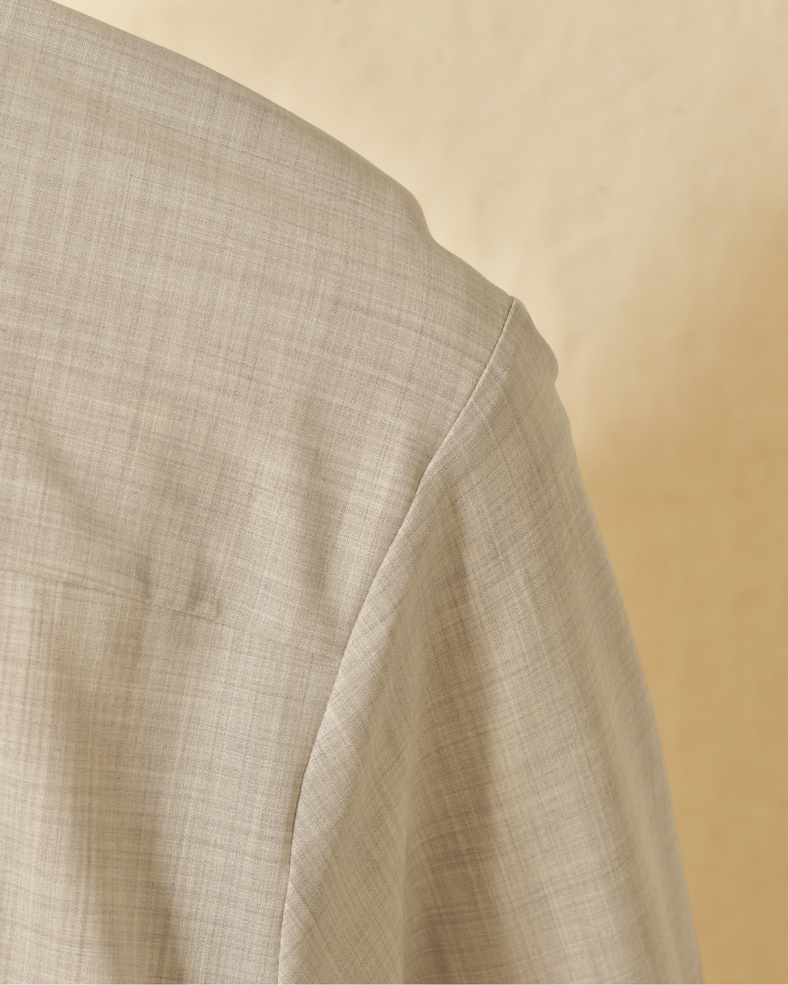 Chemise beige à bords frangés Lorena Antoniazzi