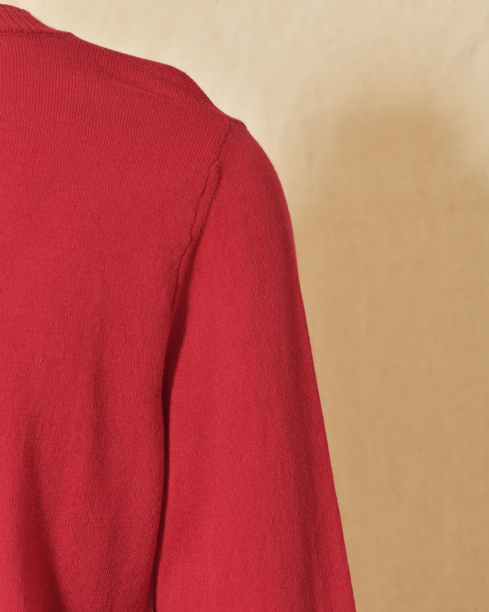Pull en maille fin rouge Emma White