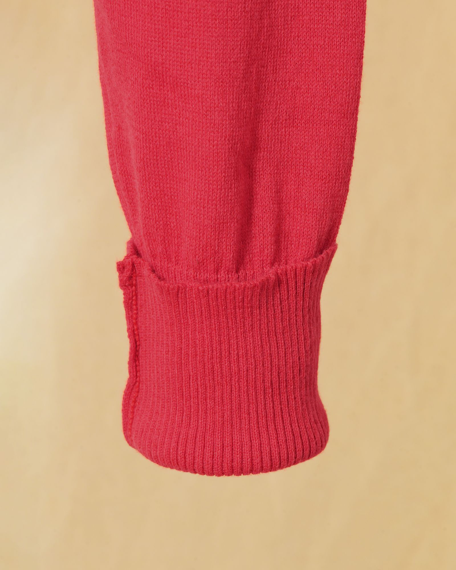 Pull en maille fin rouge Emma White