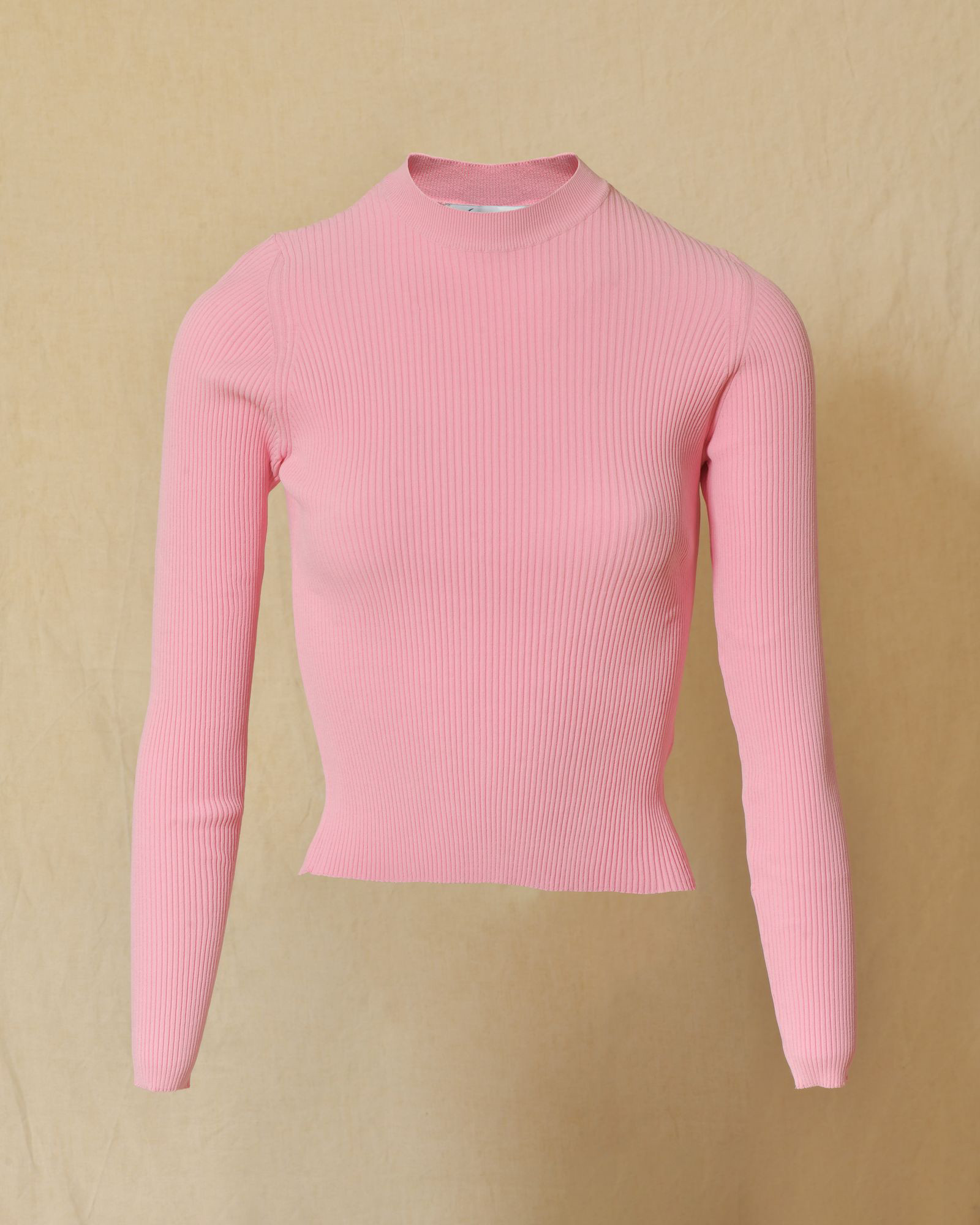 Pull en maille fin rose Emma White