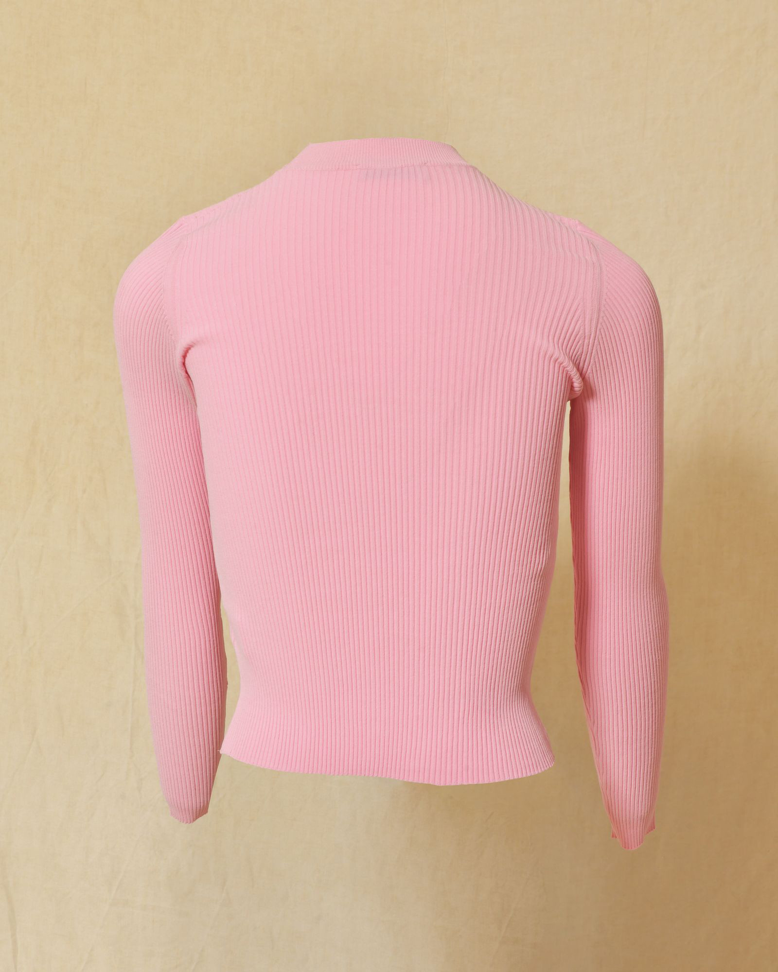 Pull en maille fin rose Emma White
