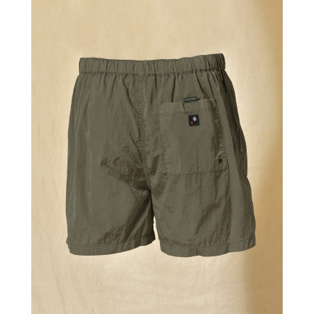 Short de bain kaki effet froissé Keeling