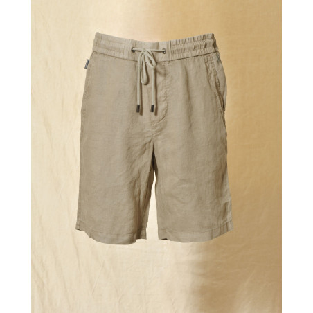 Short en lin kaki clair Keeling