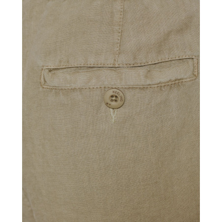 Short en lin kaki clair Keeling