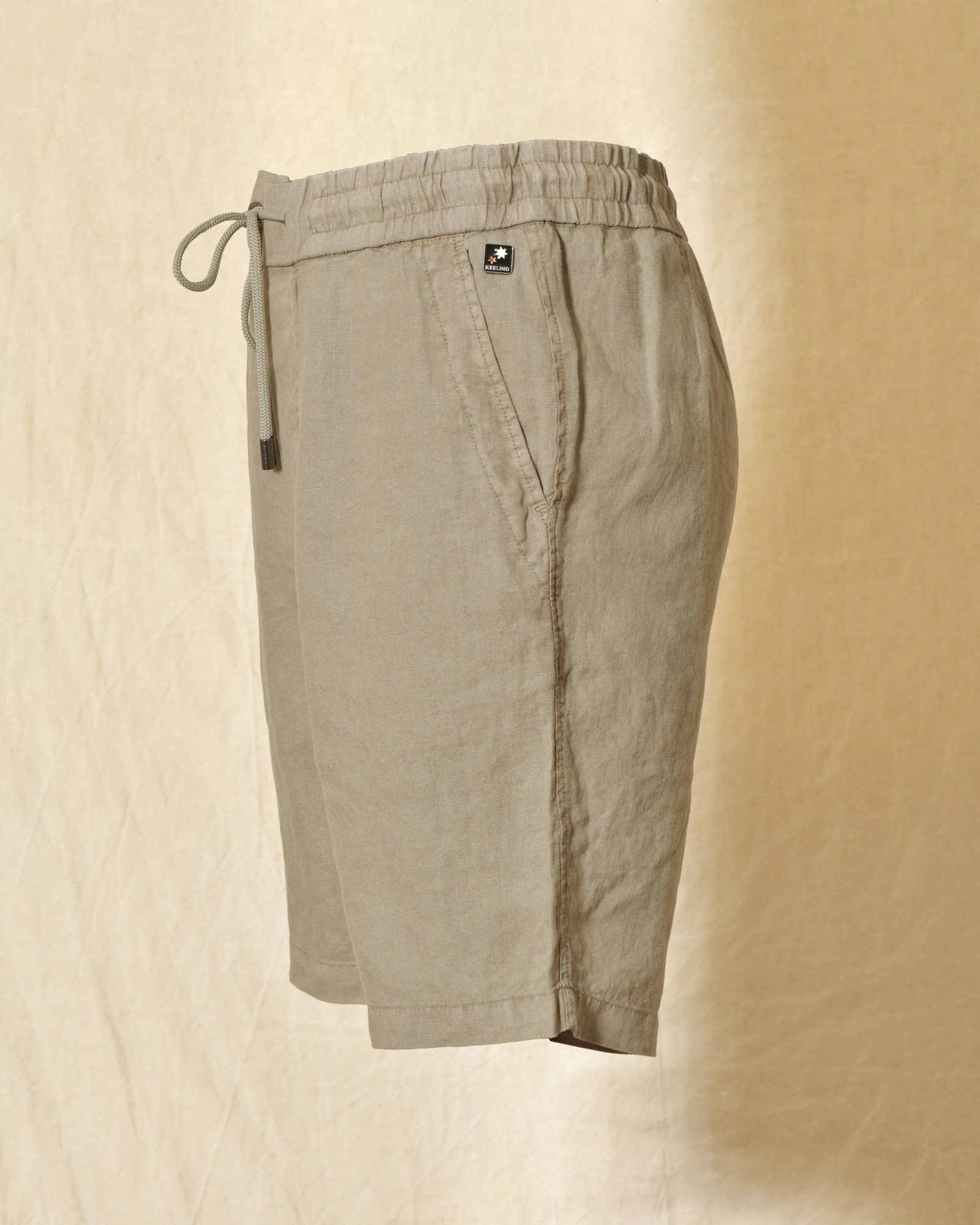 Short en lin kaki clair Keeling