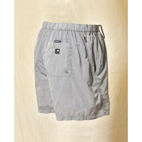 Short de bain bleu effet froissé Keeling