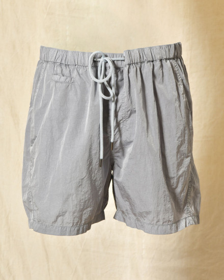 Short de bain bleu effet froissé Keeling