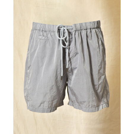 Short de bain bleu effet froissé Keeling