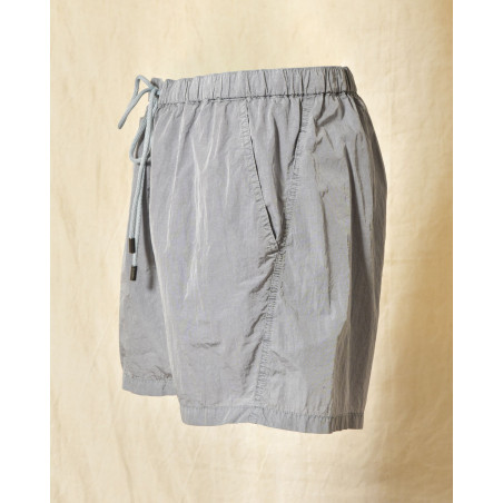 Short de bain bleu effet froissé Keeling