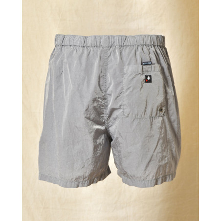 Short de bain bleu effet froissé Keeling