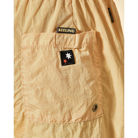 Short de bain orange effet froissé Keeling