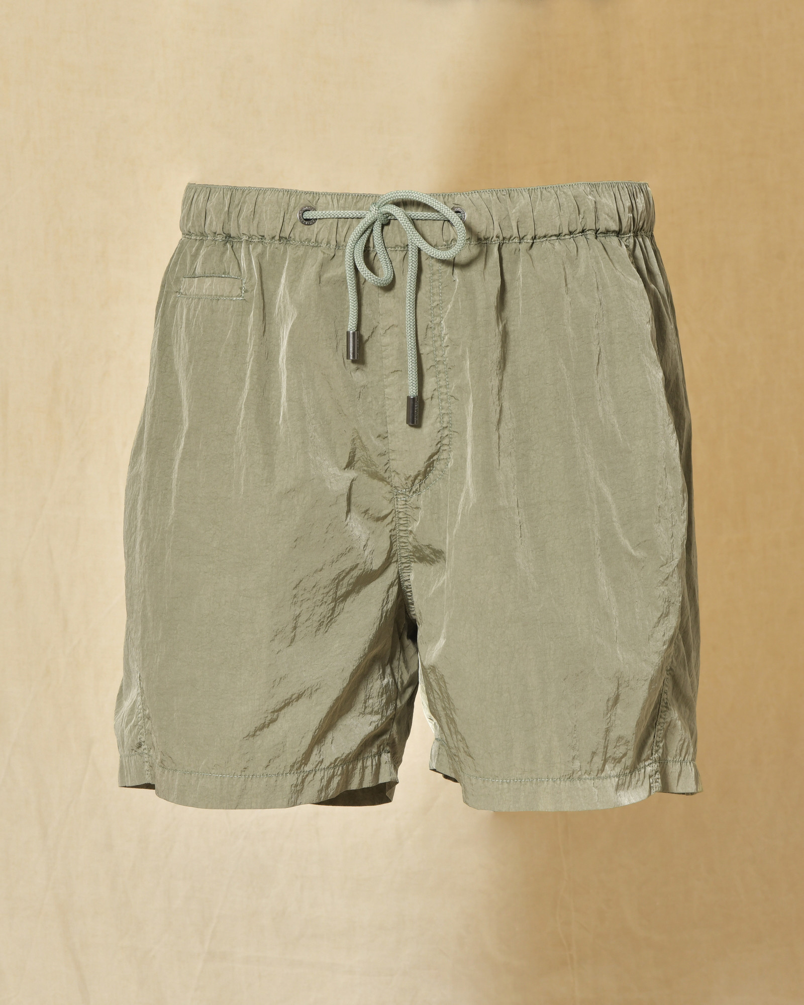 Short de bain vert effet froissé Keeling