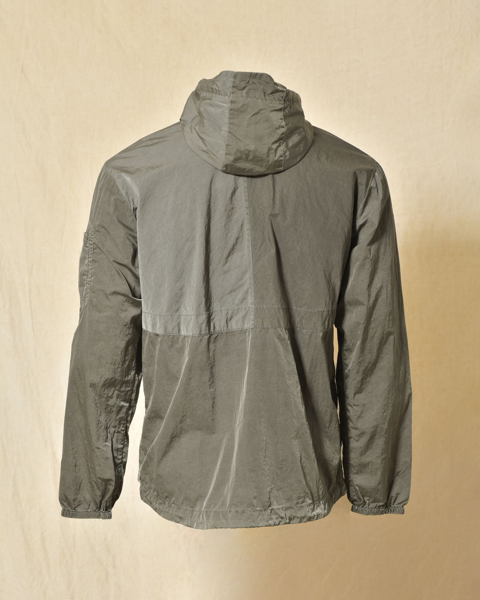 Veste coupe vent à capuche kaki Keeling