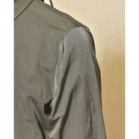 Veste coupe vent à capuche kaki Keeling